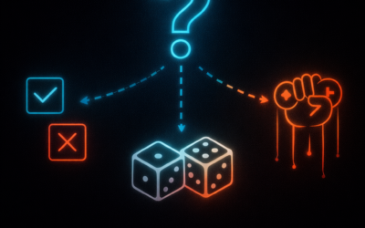 Mikrodecyzje, niedeterminizm i iluzja kontroli